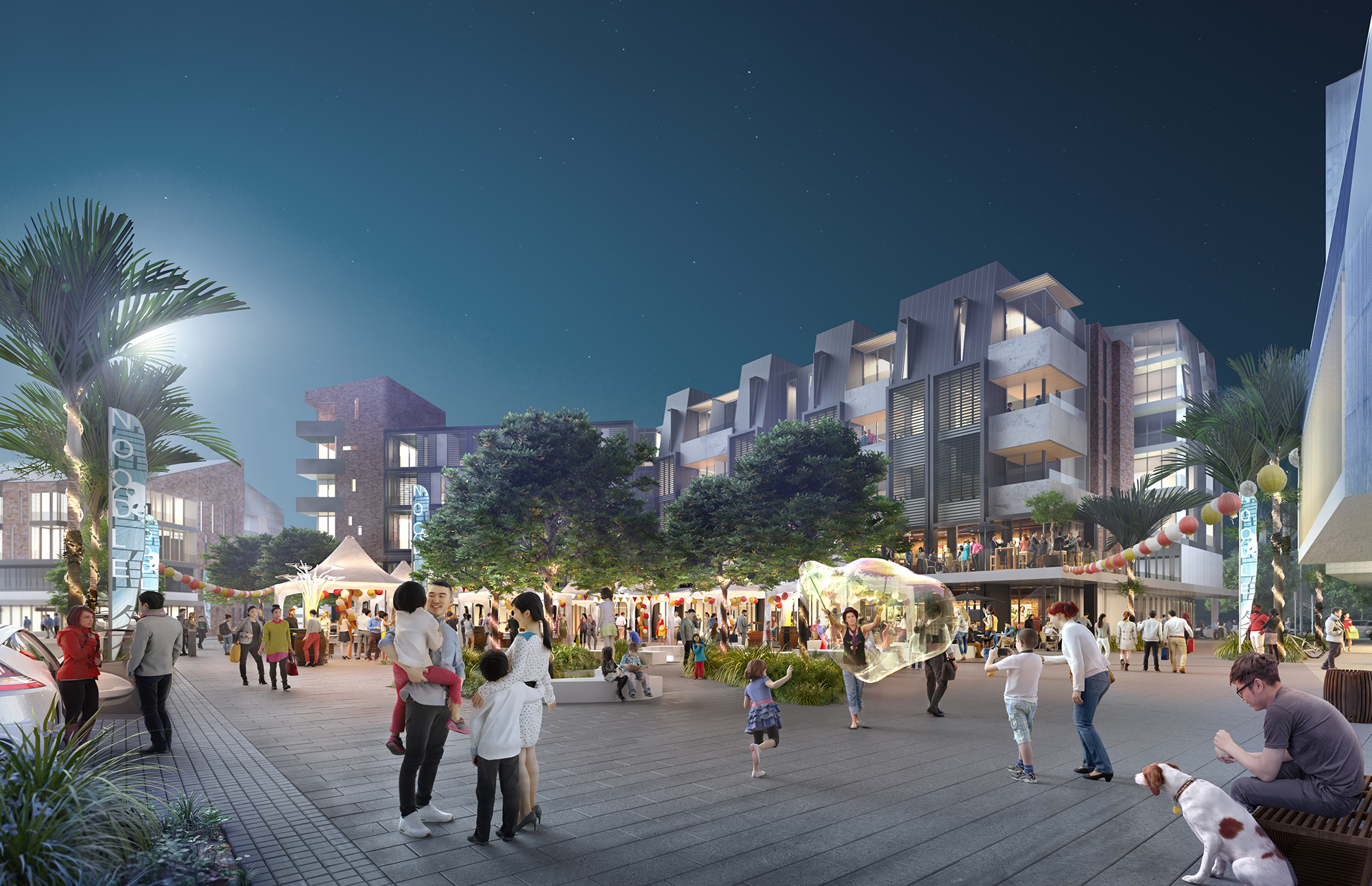 Northcote Town Square Renderlores